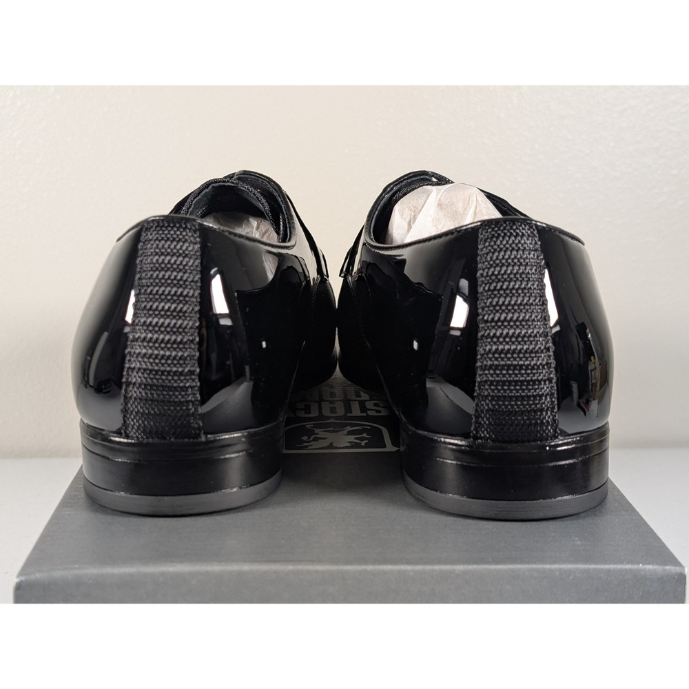 Stacy Adams Pharaoh Oxford Cap Toe Men's 13 WIDE Black Dress Shoes 25530-001 - Picture 3 of 10